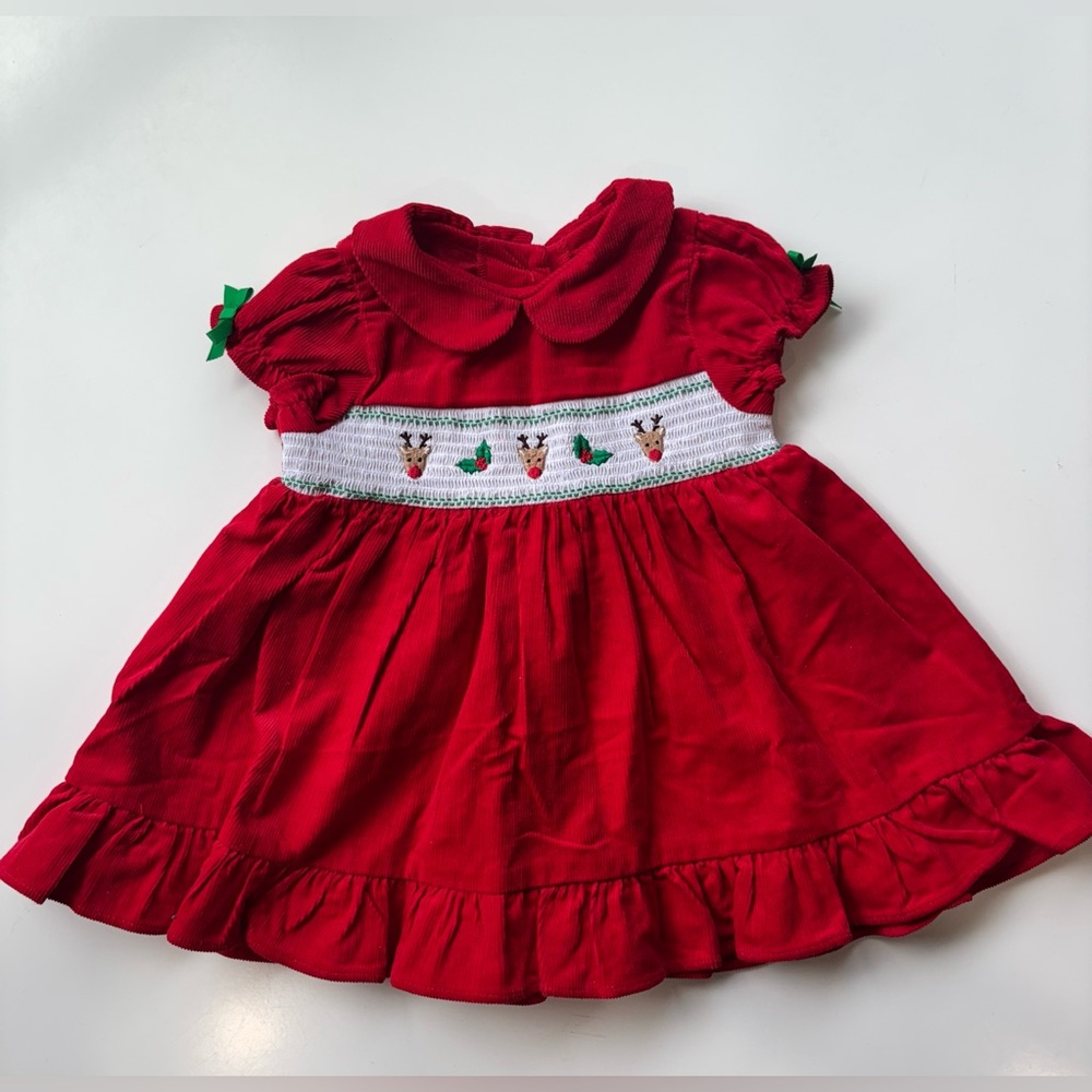 Good Lad Smocked Christmas Dress